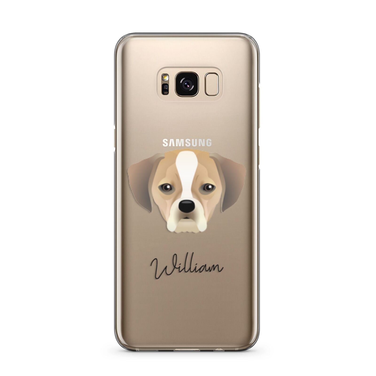 Puggle Personalised Samsung Galaxy S8 Plus Case