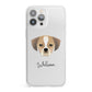Puggle Personalised iPhone 13 Pro Max Clear Bumper Case