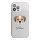 Puggle Personalised iPhone 13 Pro Max TPU Impact Case with Pink Edges