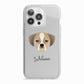 Puggle Personalised iPhone 13 Pro TPU Impact Case with White Edges