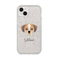 Puggle Personalised iPhone 14 Plus Glitter Tough Case Starlight