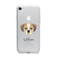 Puggle Personalised iPhone 7 Bumper Case on Silver iPhone