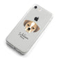 Puggle Personalised iPhone 8 Bumper Case on Silver iPhone Alternative Image