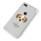 Puggle Personalised iPhone 8 Plus Bumper Case on Silver iPhone Alternative Image