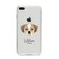 Puggle Personalised iPhone 8 Plus Bumper Case on Silver iPhone