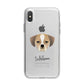 Puggle Personalised iPhone X Bumper Case on Silver iPhone Alternative Image 1