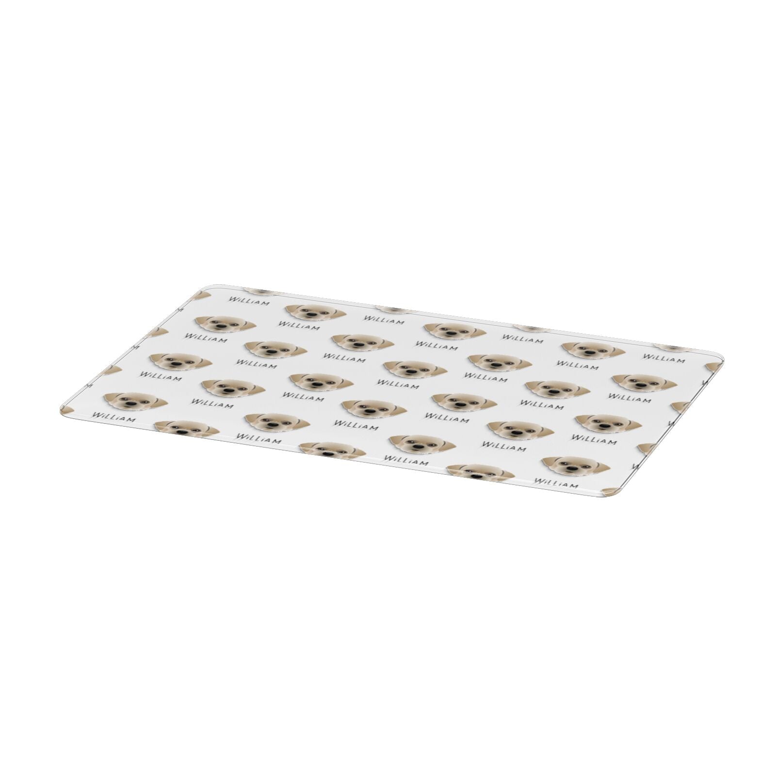 Pugzu Icon with Name Apple MacBook Case Only