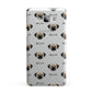 Pugzu Icon with Name Samsung Galaxy A7 2015 Case