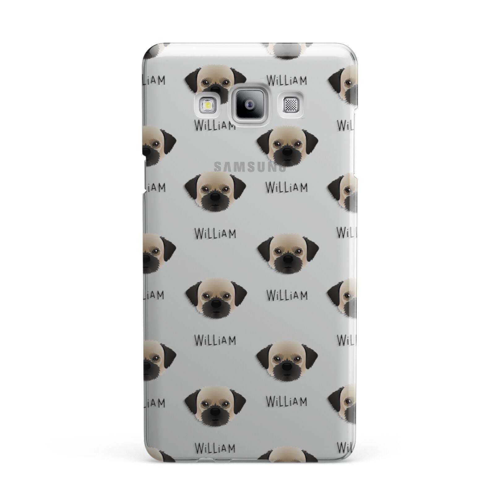 Pugzu Icon with Name Samsung Galaxy A7 2015 Case