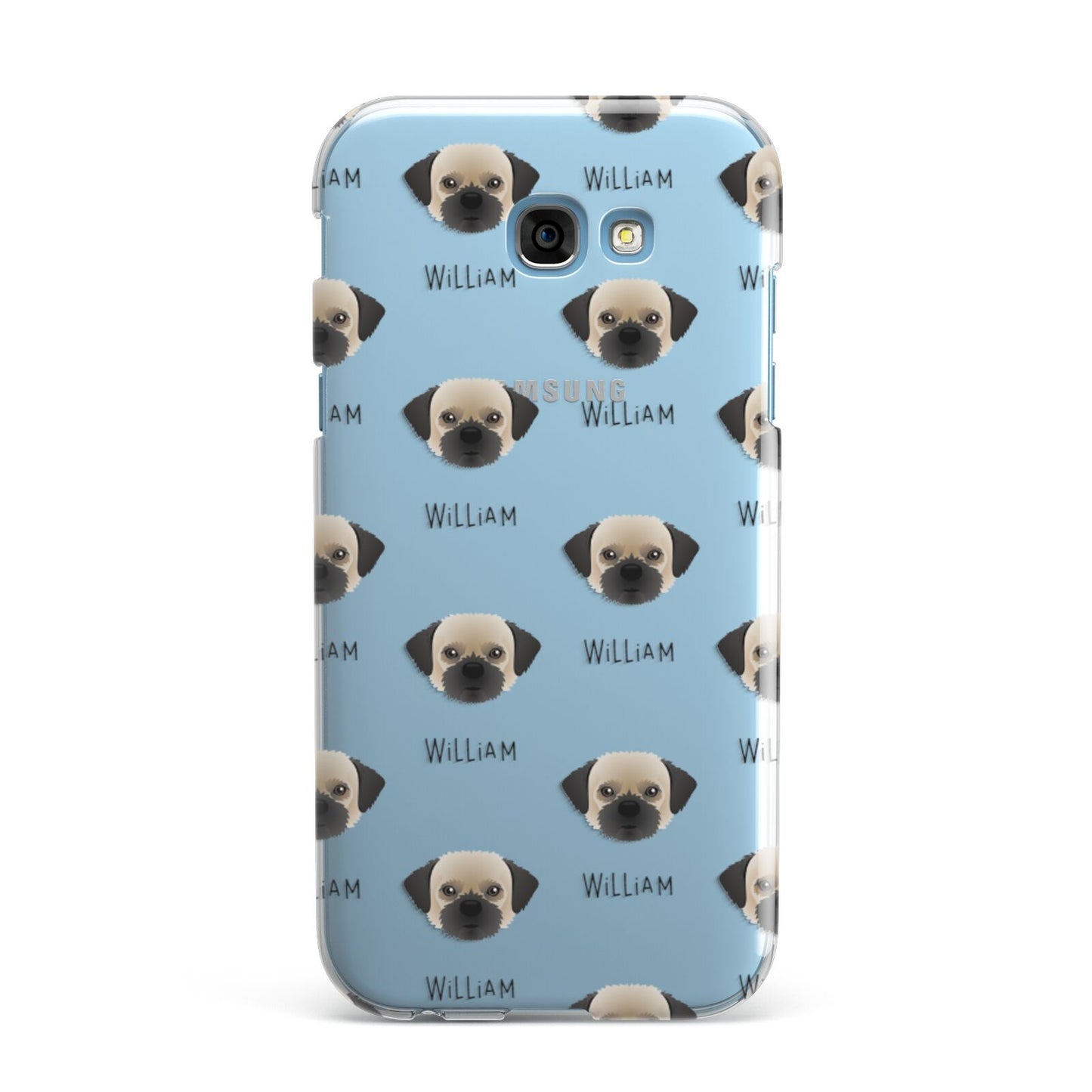 Pugzu Icon with Name Samsung Galaxy A7 2017 Case