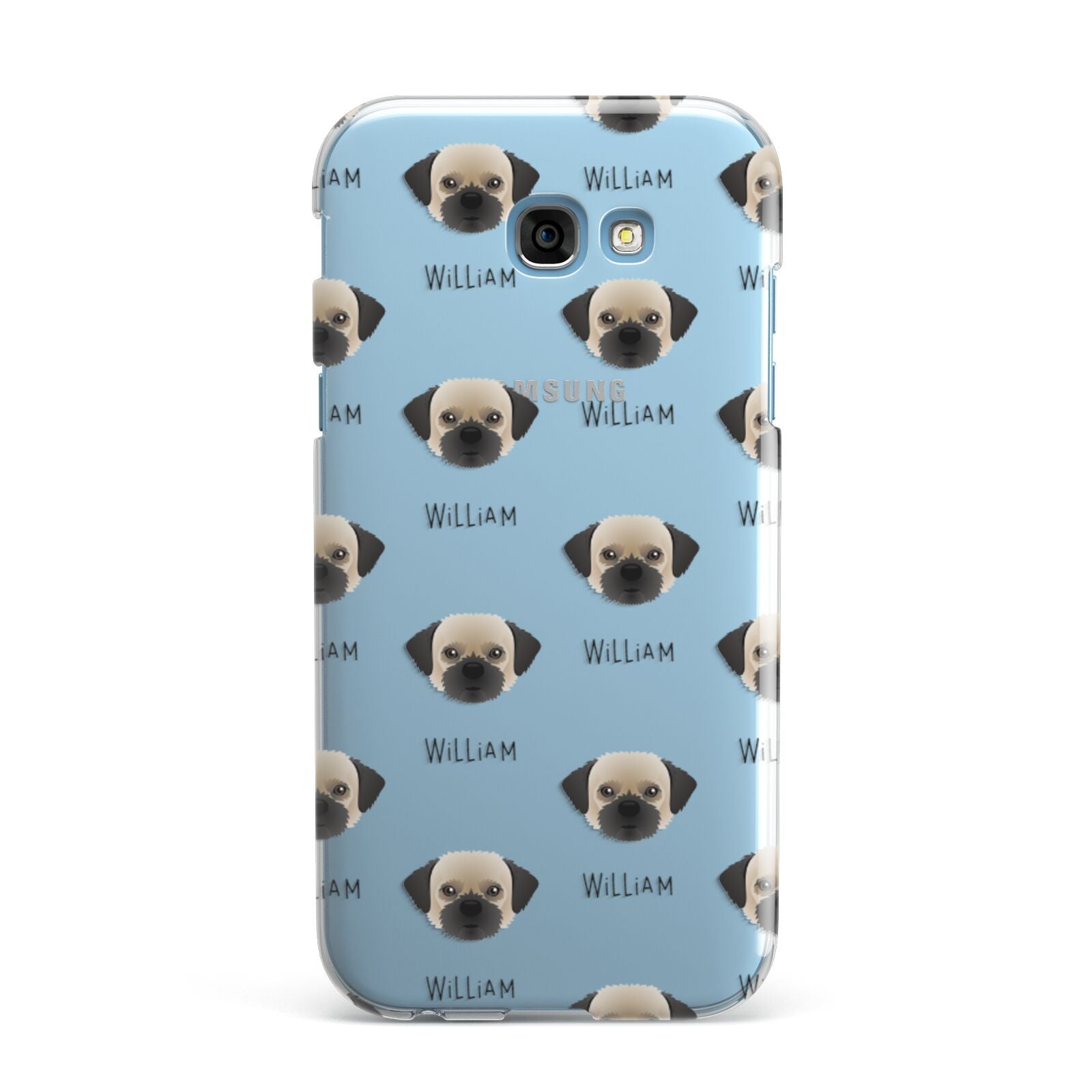 Pugzu Icon with Name Samsung Galaxy A7 2017 Case
