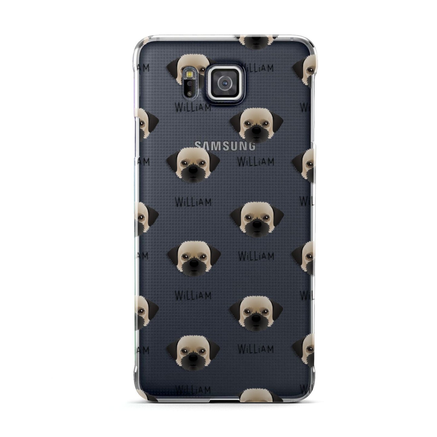 Pugzu Icon with Name Samsung Galaxy Alpha Case