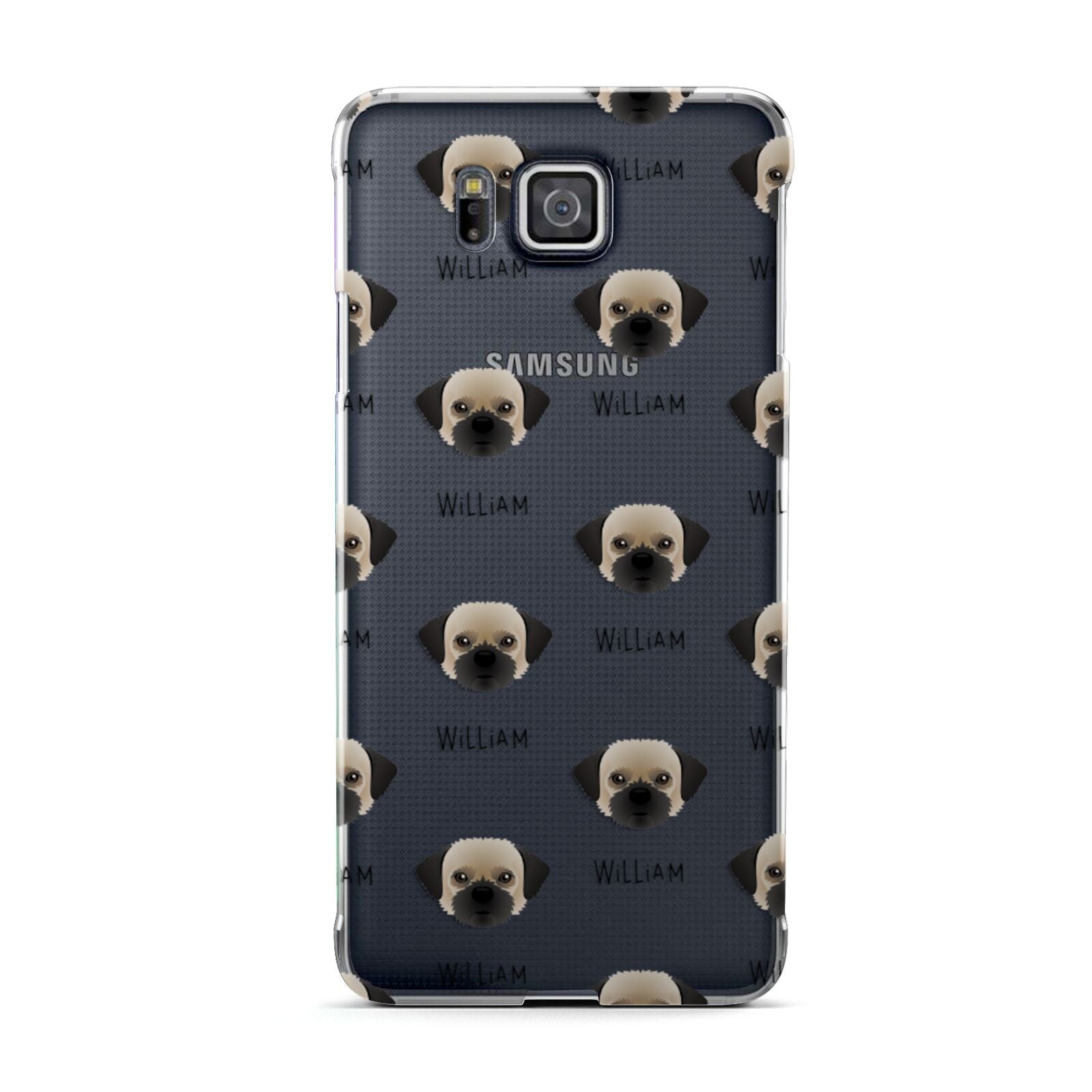 Pugzu Icon with Name Samsung Galaxy Alpha Case