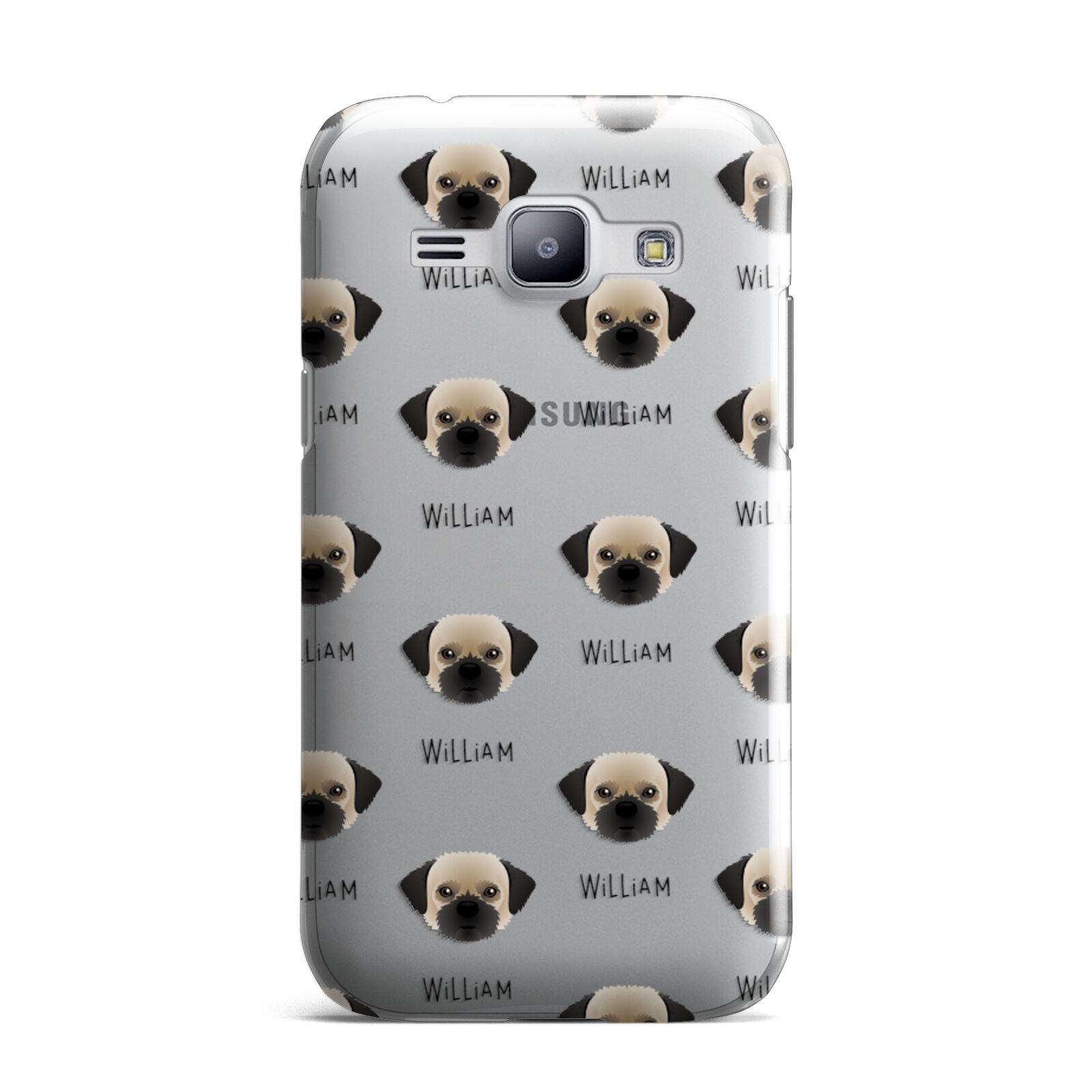 Pugzu Icon with Name Samsung Galaxy J1 2015 Case
