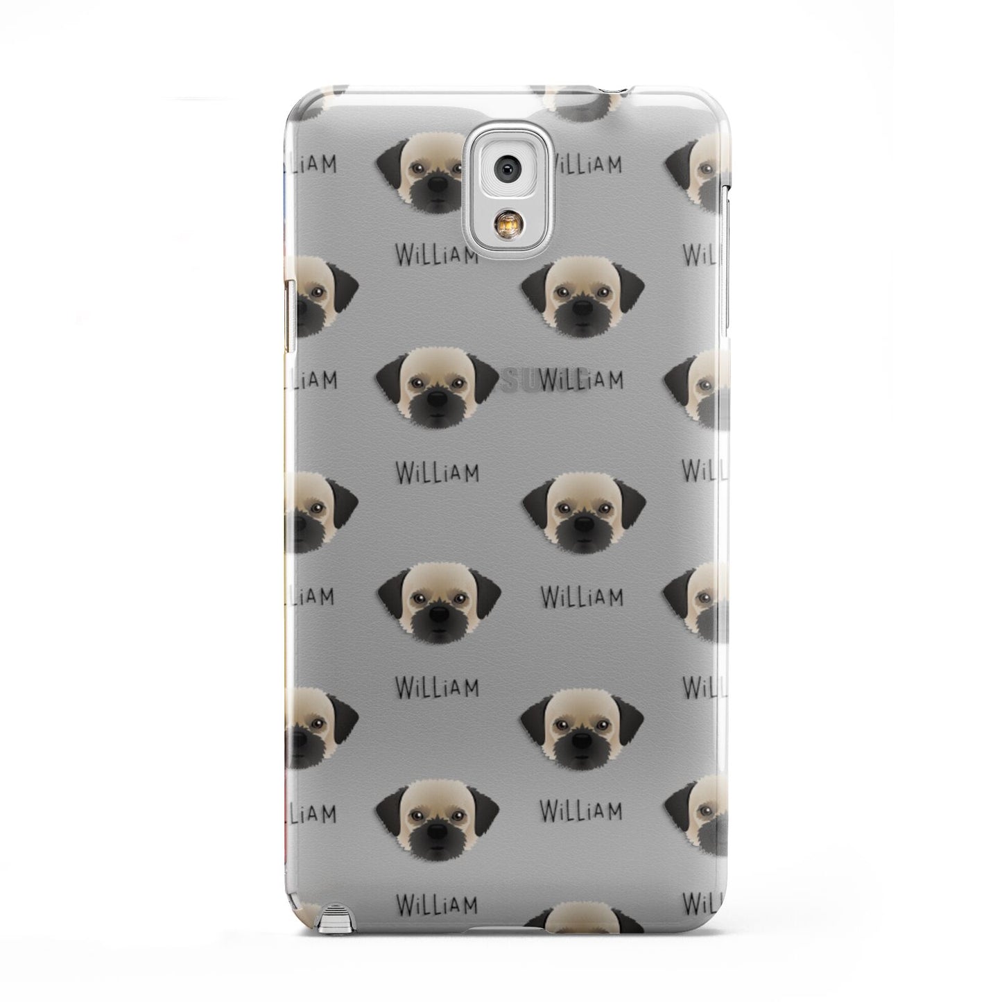 Pugzu Icon with Name Samsung Galaxy Note 3 Case