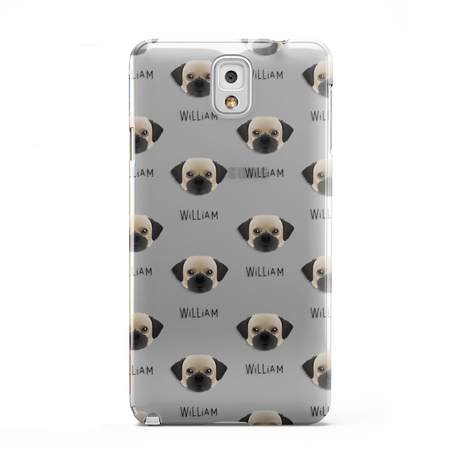 Pugzu Icon with Name Samsung Galaxy Note 3 Case