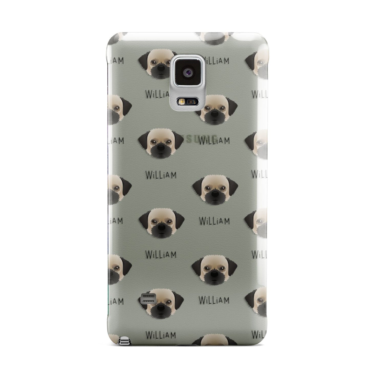 Pugzu Icon with Name Samsung Galaxy Note 4 Case