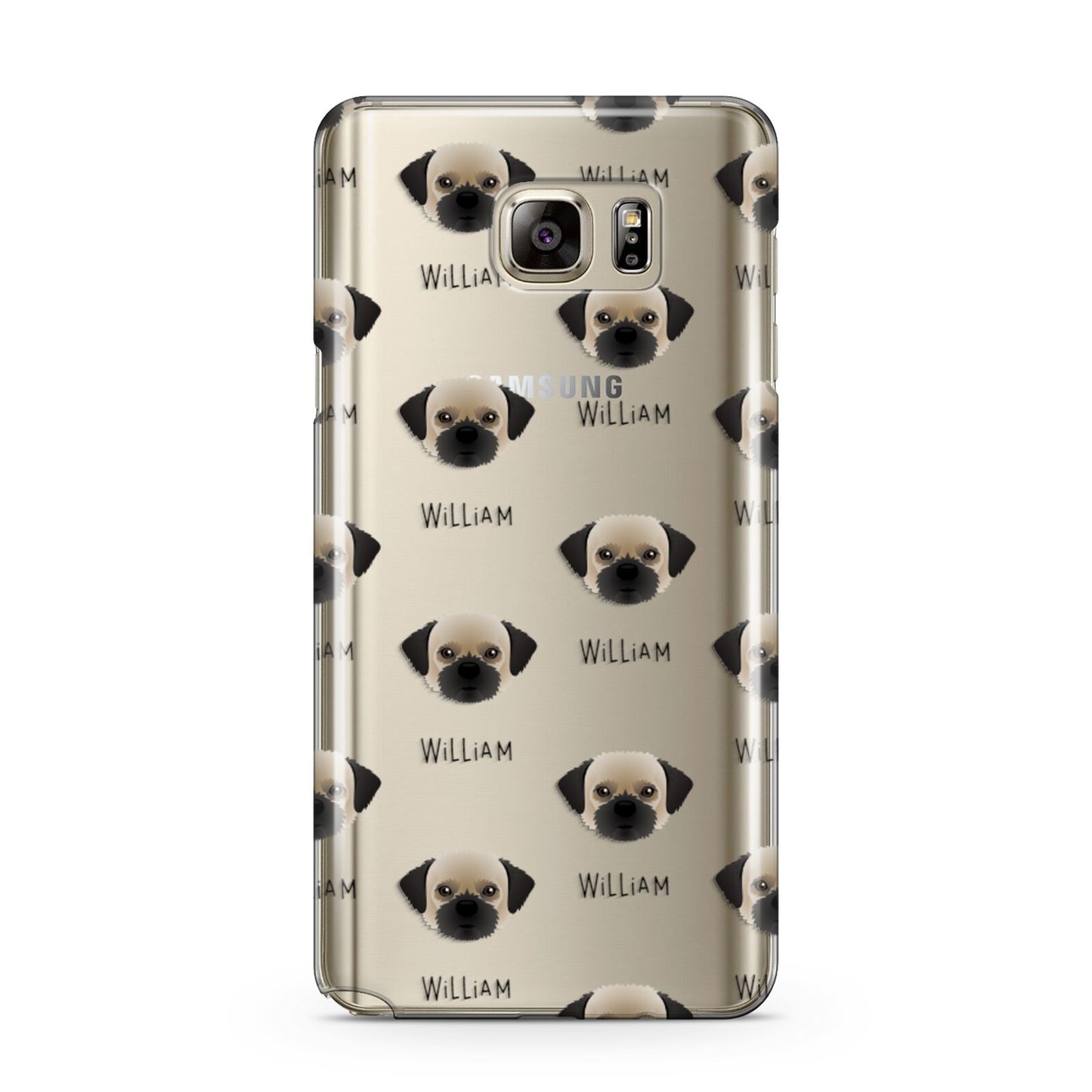 Pugzu Icon with Name Samsung Galaxy Note 5 Case