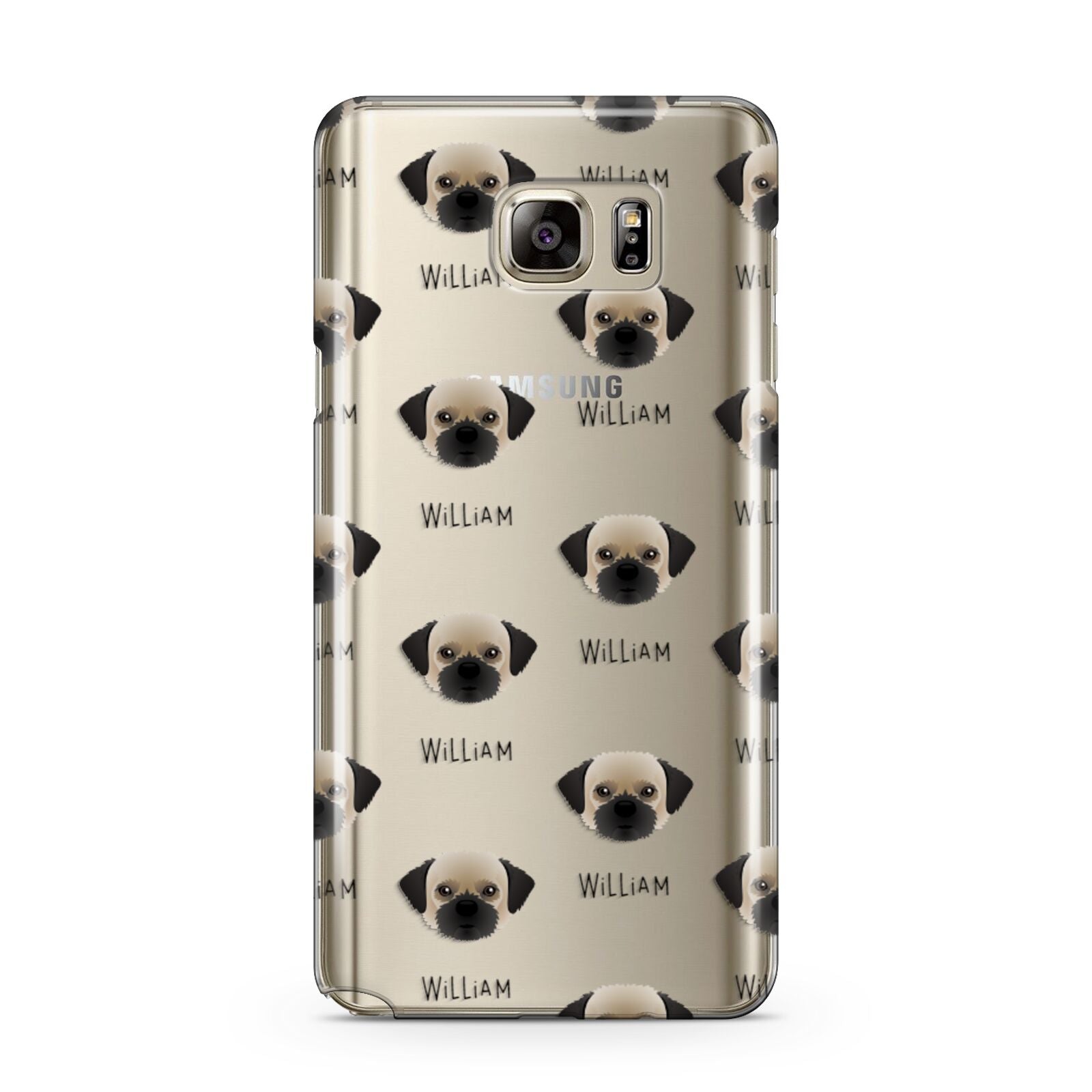 Pugzu Icon with Name Samsung Galaxy Note 5 Case