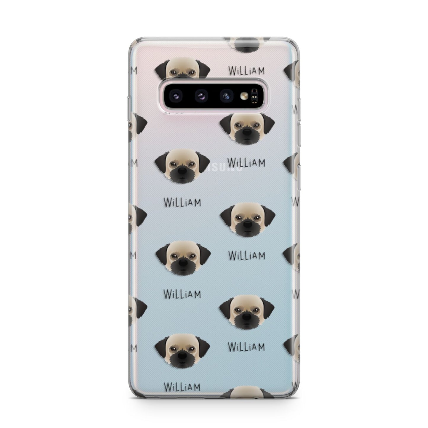 Pugzu Icon with Name Samsung Galaxy S10 Plus Case