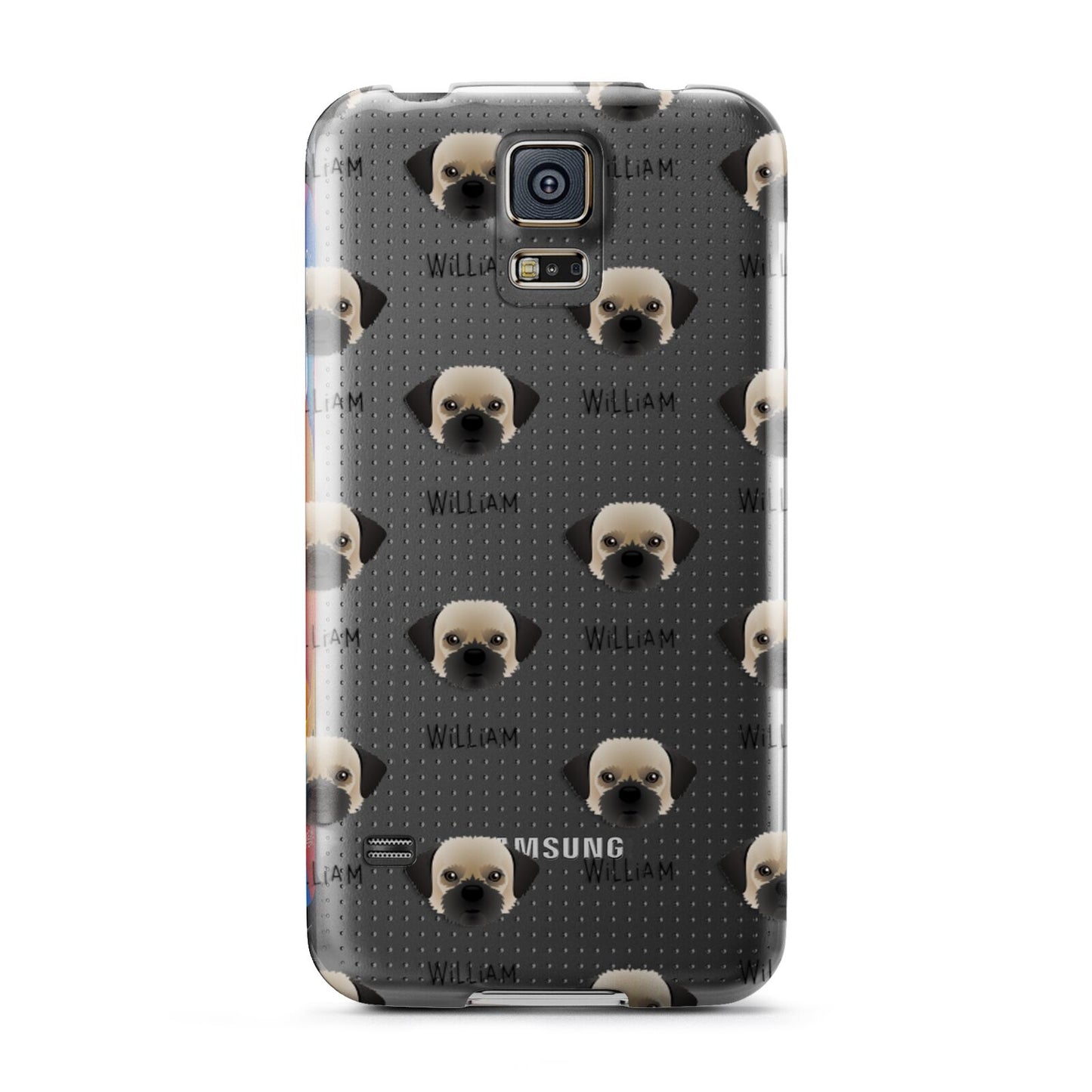 Pugzu Icon with Name Samsung Galaxy S5 Case