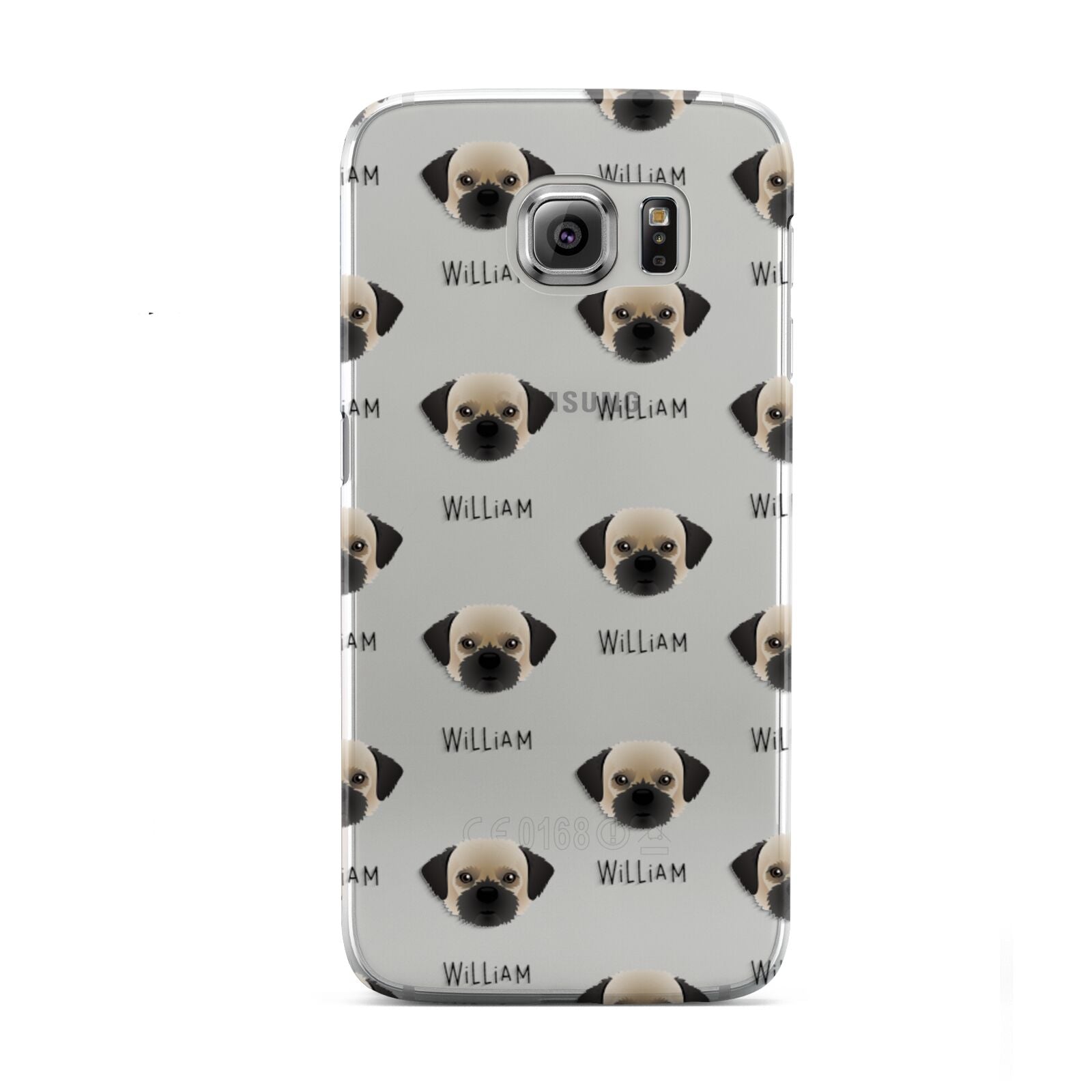 Pugzu Icon with Name Samsung Galaxy S6 Case