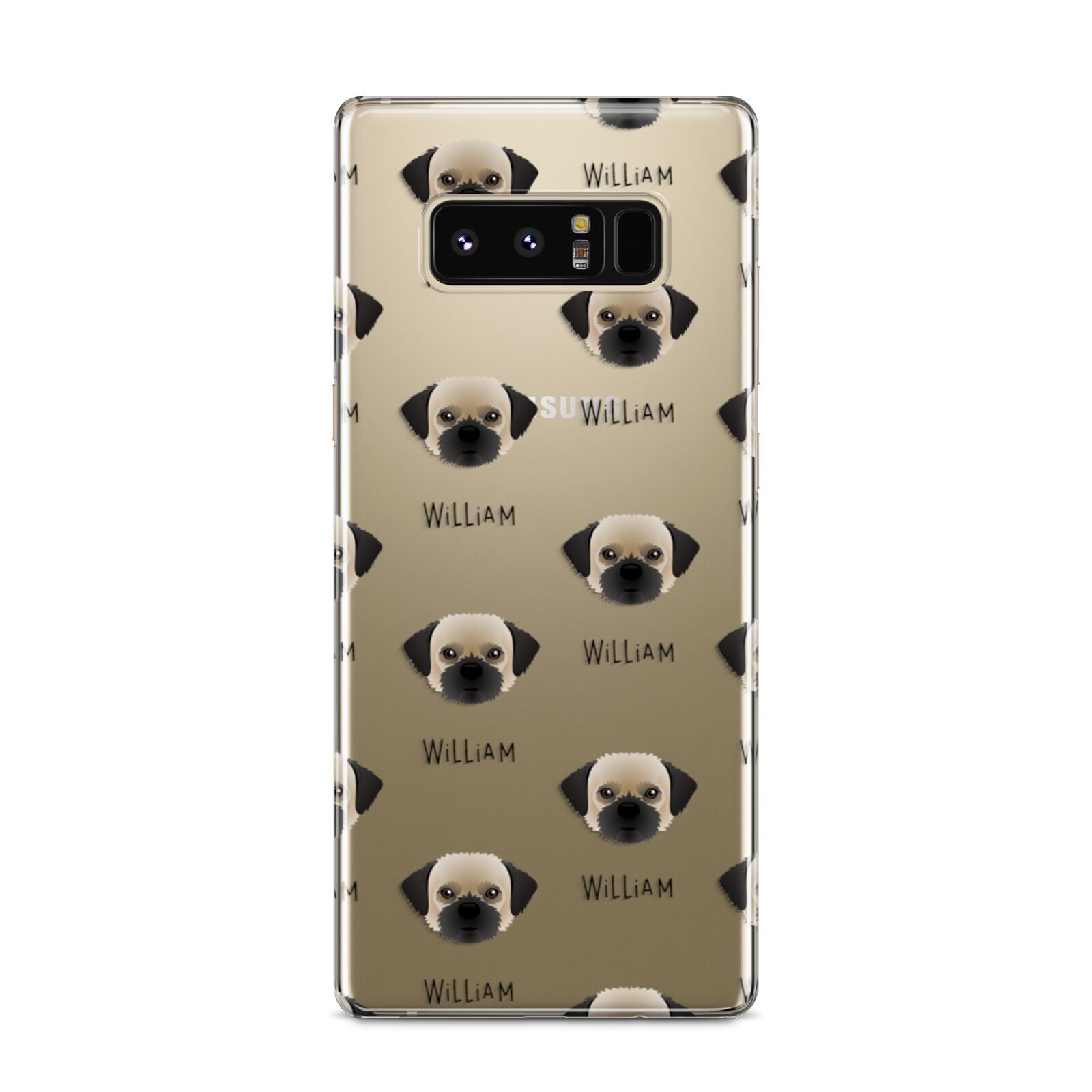 Pugzu Icon with Name Samsung Galaxy S8 Case
