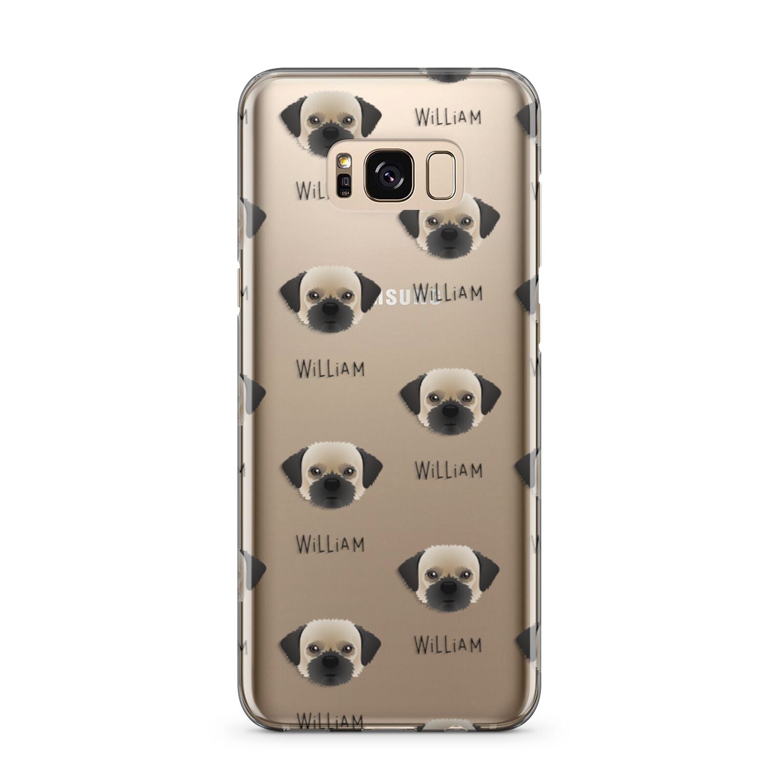 Pugzu Icon with Name Samsung Galaxy S8 Plus Case