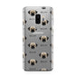 Pugzu Icon with Name Samsung Galaxy S9 Plus Case on Silver phone