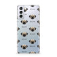 Pugzu Icon with Name Samsung S21 Plus Phone Case