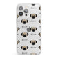 Pugzu Icon with Name iPhone 13 Pro Max Clear Bumper Case