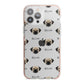 Pugzu Icon with Name iPhone 13 Pro Max TPU Impact Case with Pink Edges