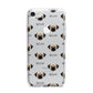 Pugzu Icon with Name iPhone 7 Bumper Case on Silver iPhone