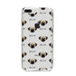 Pugzu Icon with Name iPhone 8 Plus Bumper Case on Silver iPhone