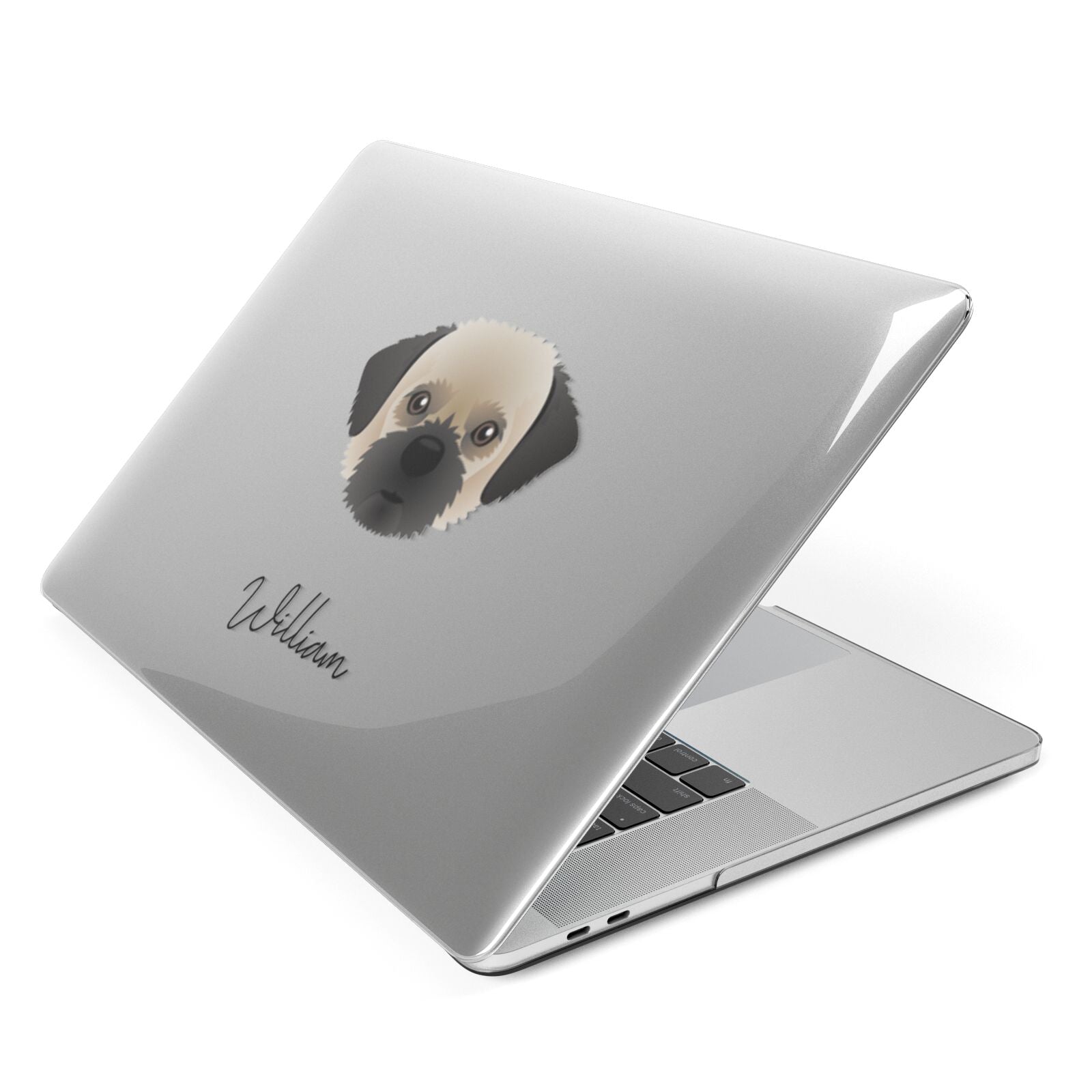 Pugzu Personalised Apple MacBook Case Side View