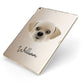 Pugzu Personalised Apple iPad Case on Gold iPad Side View