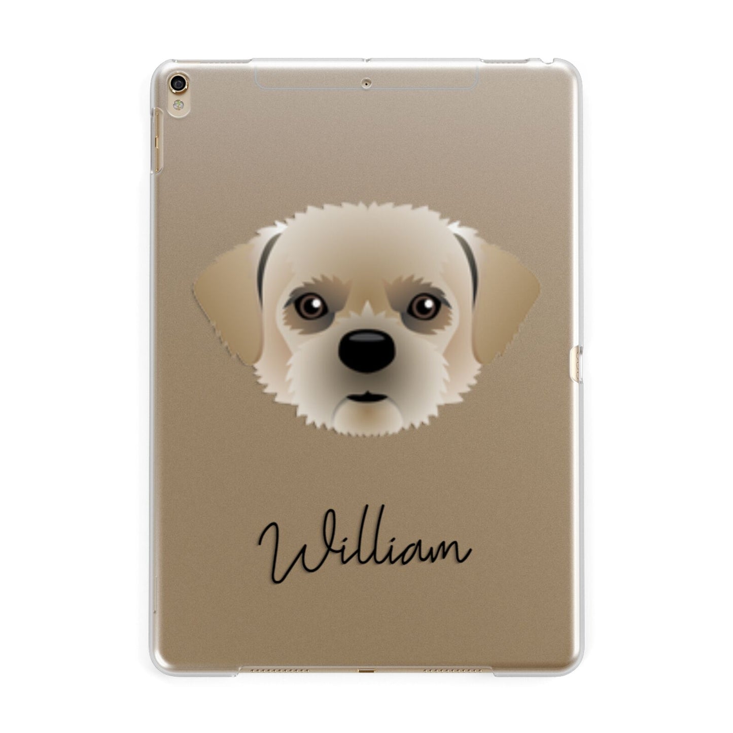 Pugzu Personalised Apple iPad Gold Case