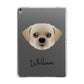 Pugzu Personalised Apple iPad Grey Case