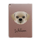 Pugzu Personalised Apple iPad Rose Gold Case