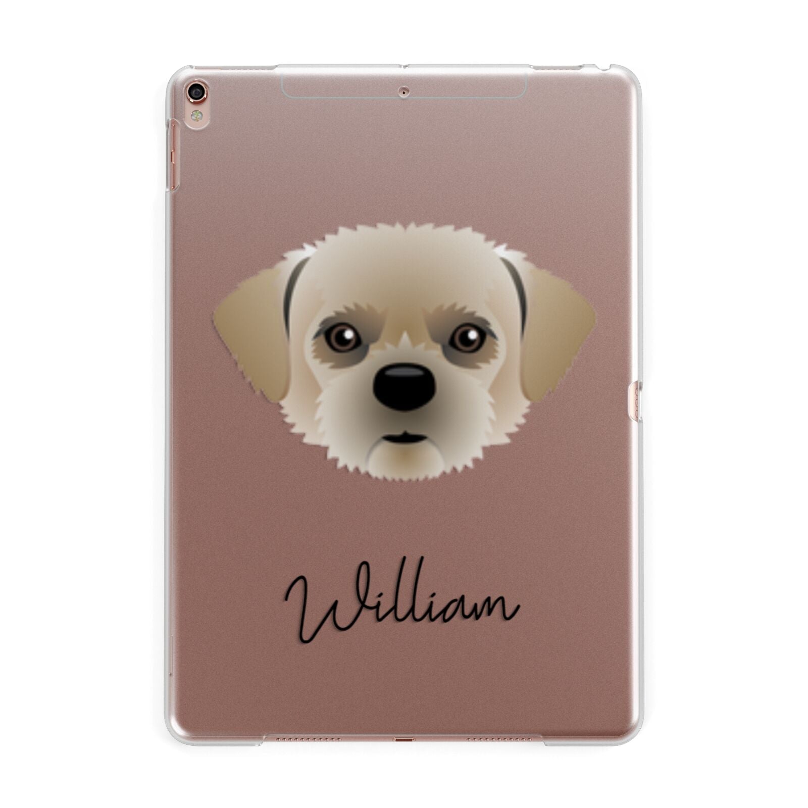 Pugzu Personalised Apple iPad Rose Gold Case