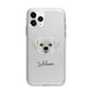 Pugzu Personalised Apple iPhone 11 Pro Max in Silver with Bumper Case