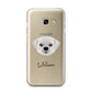 Pugzu Personalised Samsung Galaxy A3 2017 Case on gold phone