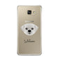 Pugzu Personalised Samsung Galaxy A9 2016 Case on gold phone