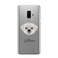 Pugzu Personalised Samsung Galaxy S9 Plus Case on Silver phone