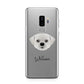 Pugzu Personalised Samsung Galaxy S9 Plus Case on Silver phone
