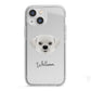 Pugzu Personalised iPhone 13 Mini TPU Impact Case with White Edges