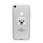 Pugzu Personalised iPhone 7 Bumper Case on Silver iPhone