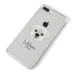 Pugzu Personalised iPhone 8 Plus Bumper Case on Silver iPhone Alternative Image