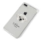 Pugzu Personalised iPhone 8 Plus Bumper Case on Silver iPhone Alternative Image