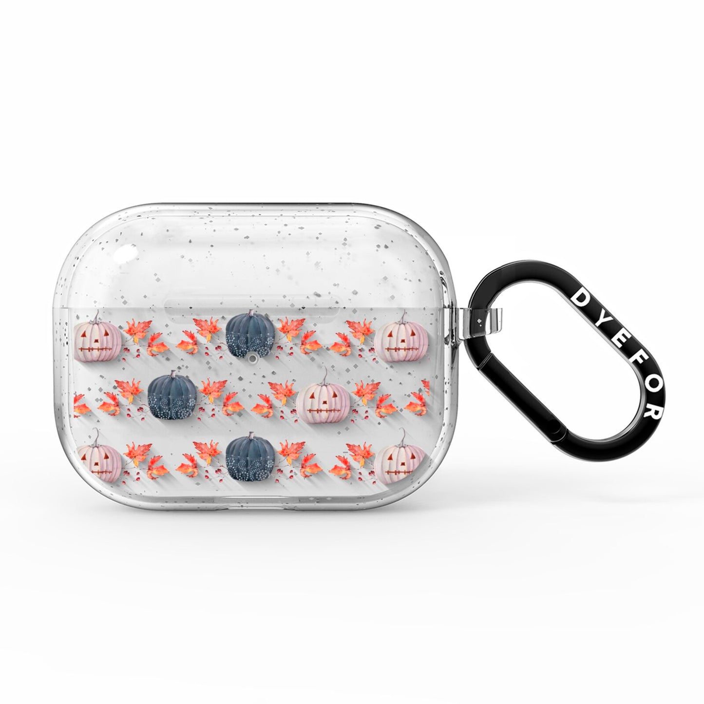 Pumpkin Autumn Leaves AirPods Pro Glitter Case